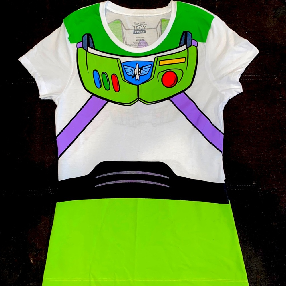 Disney Pixar Toy Story Buzz Lightyear Womens T-Shirt Medium